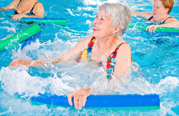 aquagym personne âgée